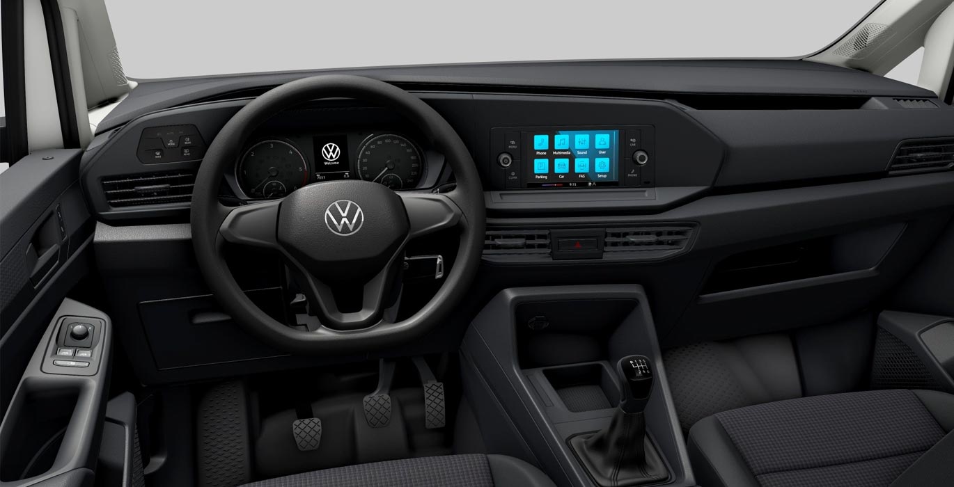 VOLKSWAGEN Caddy Cargo 2.0 TDI 1 Volkswagen caddy imagen interior 4 | Avanti Renting