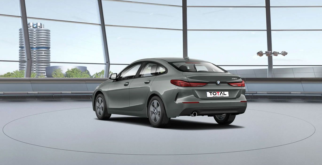 BMW 216d Gran Coupé 2 BMW 216d Gran Coupe exterior trasera | Avanti Renting
