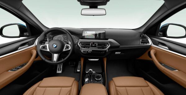 BMW X4 XDRIVE 20D delantera interior | Avanti Renting