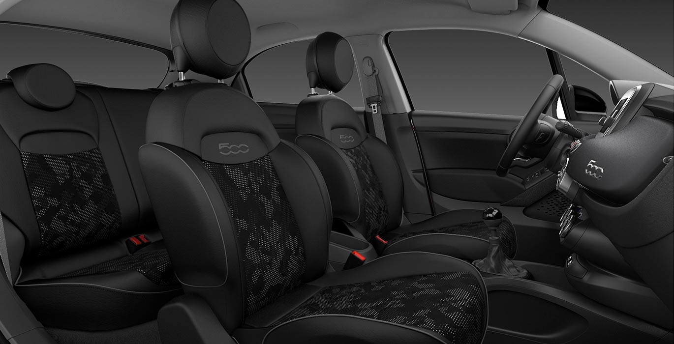 FIAT 500X Cross 1.0 Firefly T3 (120CV) S&S 5 FIAT 500X Cross 1.0 Firefly T3 120CV SS Trasera Interior | Avanti Renting