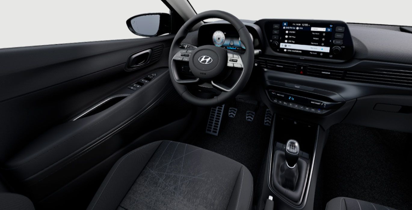 Hyundai Bayon 1.0 Tgdi (100cv) Tecno 4 Hyundai Bayon Tecno delantera interior 2 | Avanti Renting