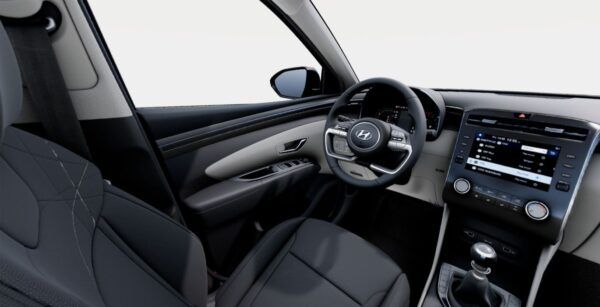 Hyundai Tucson 1.6 TGDI 110KW 150CV 48V Tecno Sky Interior delantera | Avanti Renting
