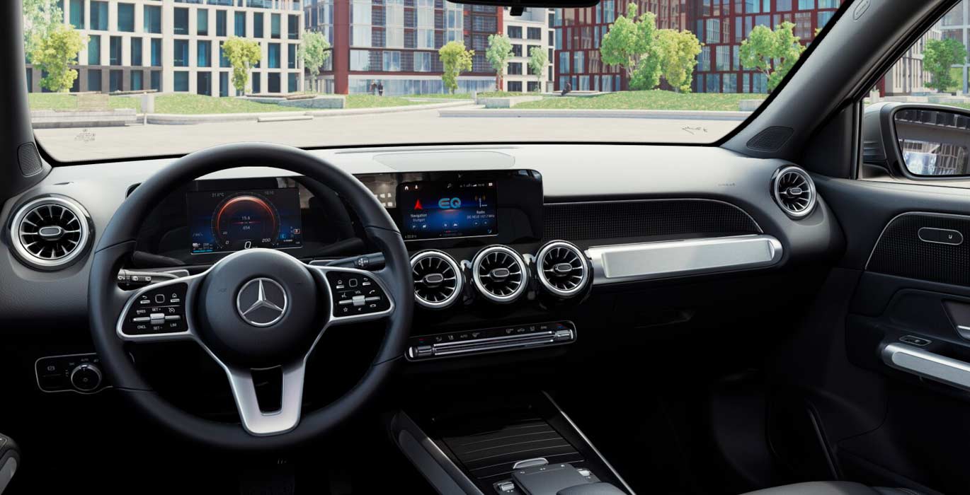 MERCEDES EQB 250 3 Mercedes Benz EQB 250 Interior Delantera | Avanti Renting