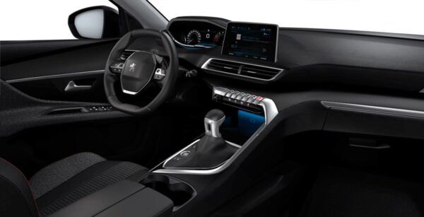 Peugeot 3008 1.5 Bluehdi 130cv SS Allure interior delantera 2 | Avanti Renting