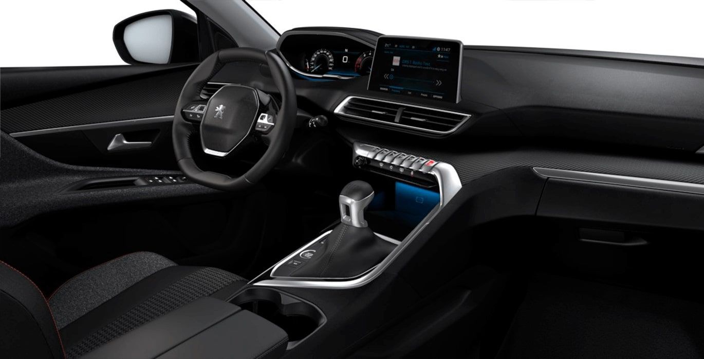 Peugeot 3008 Allure 1.5 BlueHDi 4 Peugeot 3008 1.5 Bluehdi 130cv SS Allure interior delantera 2 | Avanti Renting