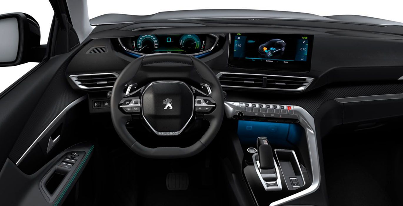 Peugeot 3008 Allure Pack Hybrid 180 e-EAT8 2 Peugeot 3008 Active Pack Hybrid 225 Interior Frontal | Avanti Renting
