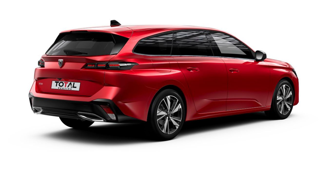Peugeot 308 SW Allure BlueHDi 130 2 Peugeot 308 sw Allure blue HDI 130CV exterior trasera | Avanti Renting