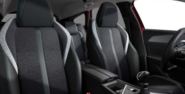 Peugeot 308 sw Allure blue HDI 130CV interior trasera | Avanti Renting