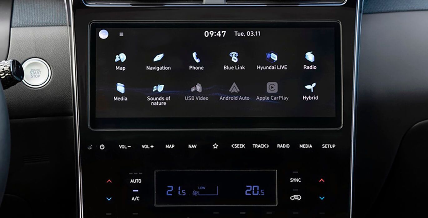 Hyundai Tucson 1.6 TGDI 230cv HEV Maxx Auto 5 detalles 4 | Avanti Renting