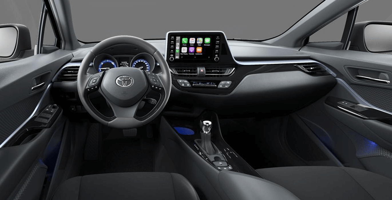 Toyota CHR 125H Advance 1 interior toyota chr 1 | Avanti Renting