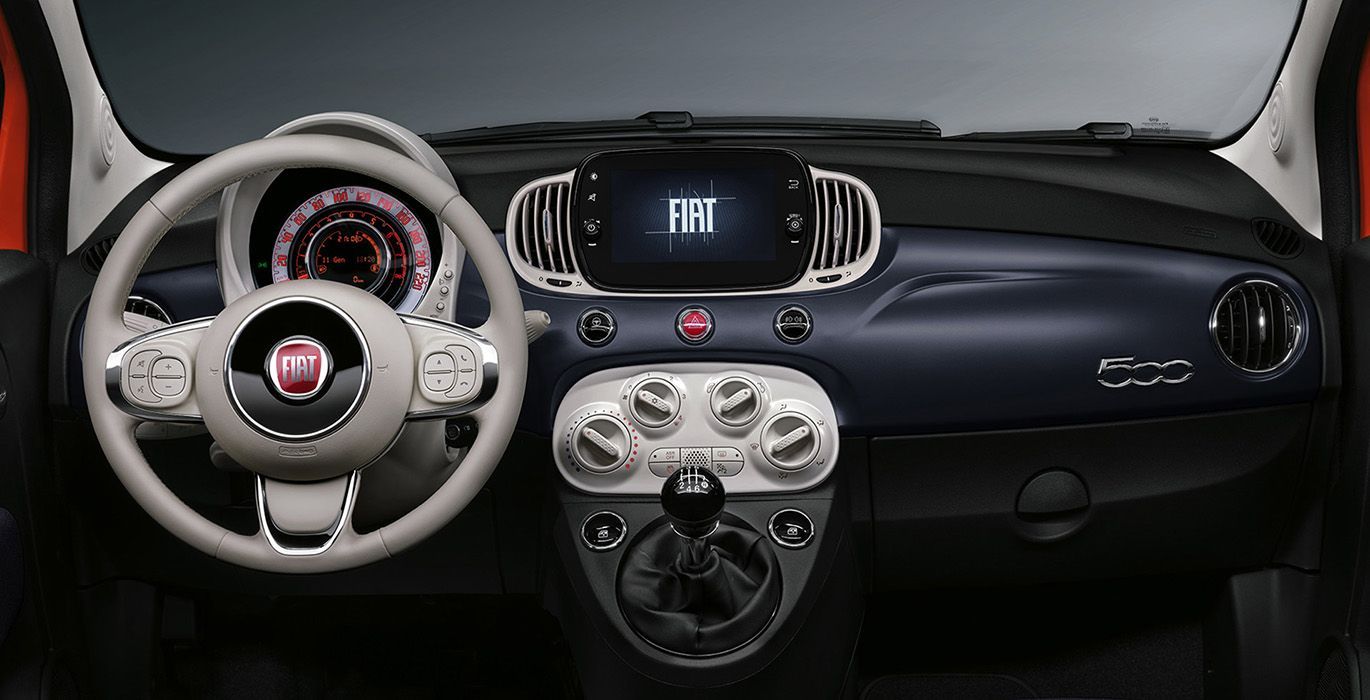 FIAT 500 Cult 1.0 52KW (70 CV) Híbrido 2 500 Cult Interiors Background Desktop 1920x1080 1 | Avanti Renting