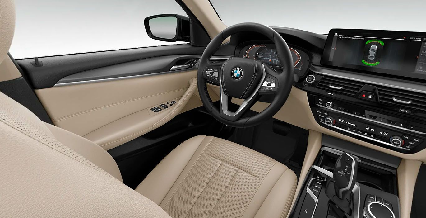 BMW Serie 5 520d 4 BMW Serie 5 520d interior delantera 2 | Avanti Renting