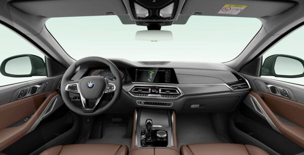 BMW X6 xDrive30d interior delantera | Avanti Renting