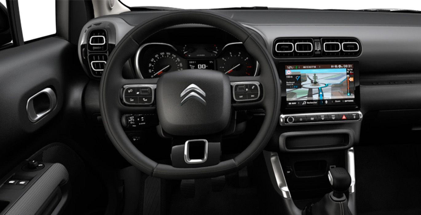 Citroen C3 Aircross BlueHDi Shine 110cv interior delantera | Avanti Renting
