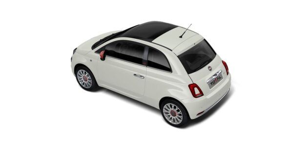 FIAT 500 Red 1.0 52KW 70 CV Hibrido exterior trasera 2 | Avanti Renting