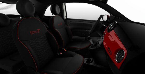 FIAT 500 Red 1.0 52KW 70 CV Hibrido interior perfil | Avanti Renting