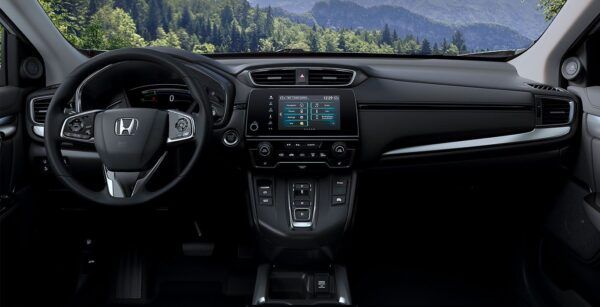 Honda CR V 2.0 i MMD eCVT 2WD interior delantera | Avanti Renting