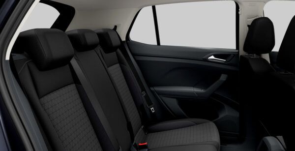 Volkswagen T Cross Advance 1.0 TSI DSG interior trasera | Avanti Renting