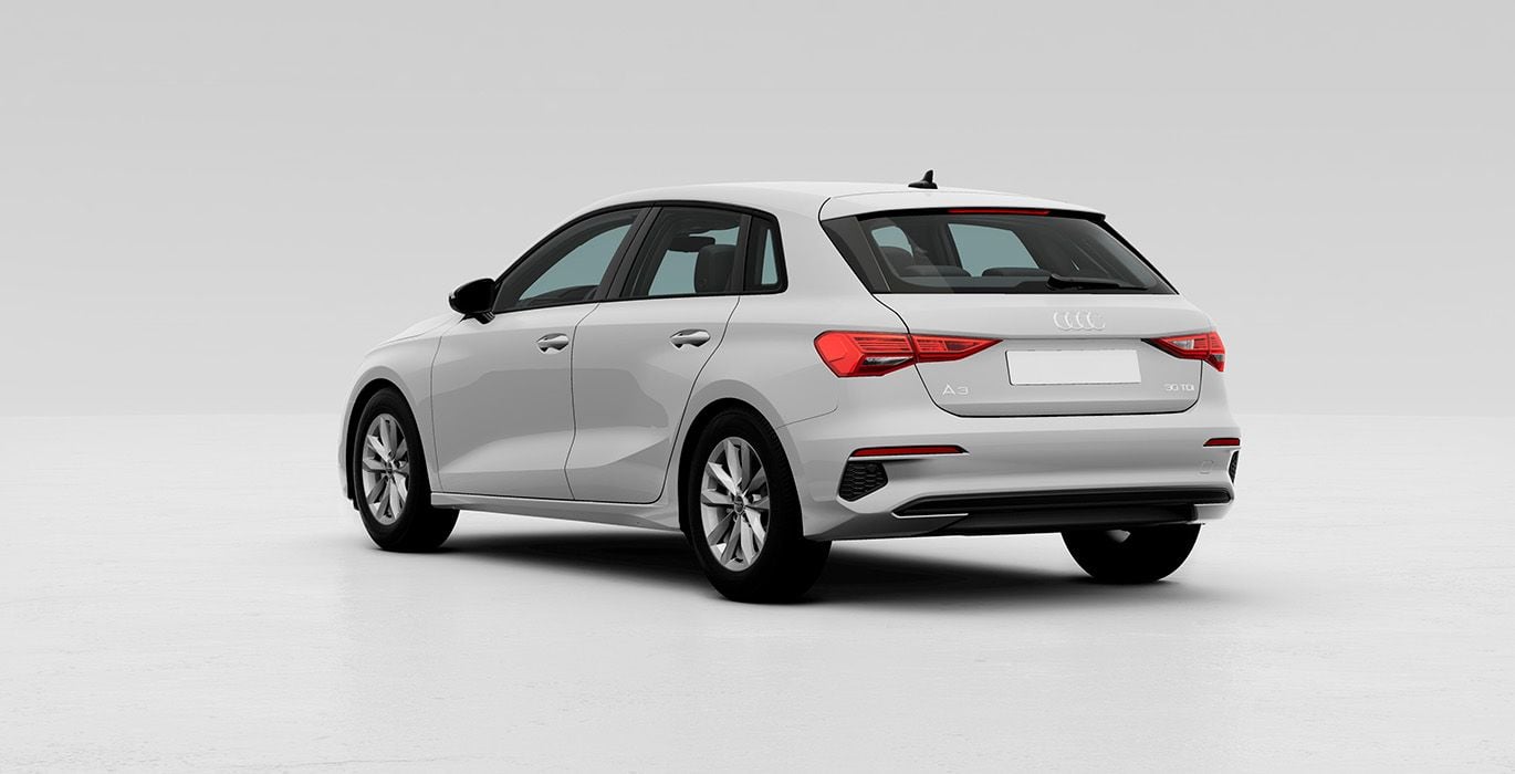 AUDI A3 Sportback 30 TDI 2 AUDI A3 Sportback 30 TDI exterior trasera | Avanti Renting