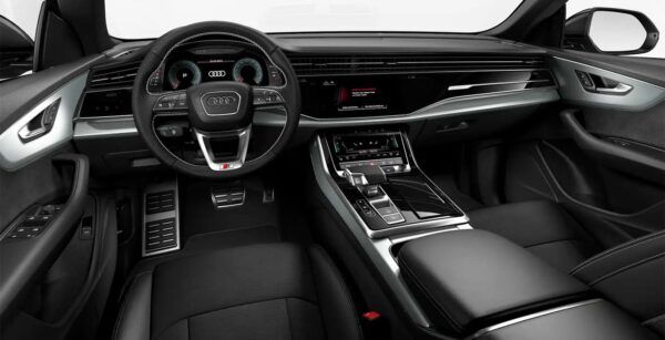 Audi Q8 Black Line 50 TDI Quattro Tiptronic interior delantera | Avanti Renting