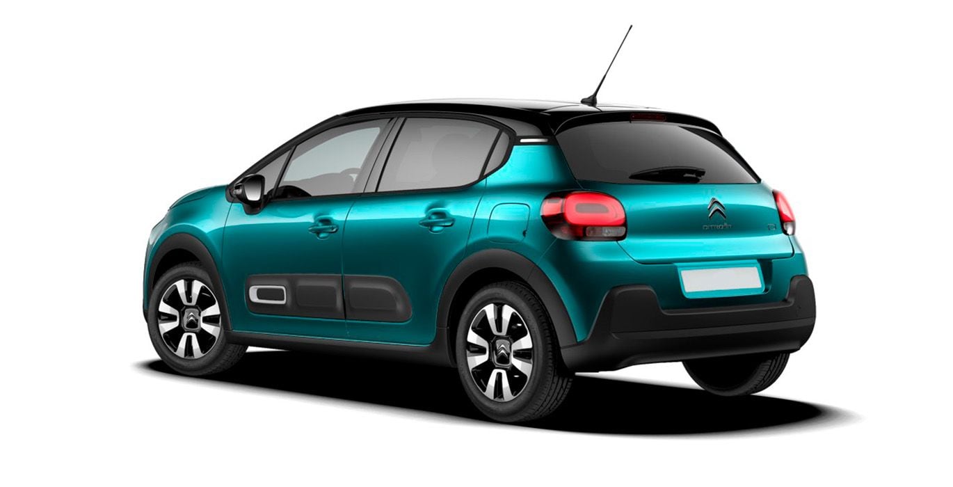 CITROEN C3 BLUEHDI 100CV S&S SHINE (MANUAL) 2 CITROEN C3 PureTech Shine exterior trasera | Avanti Renting