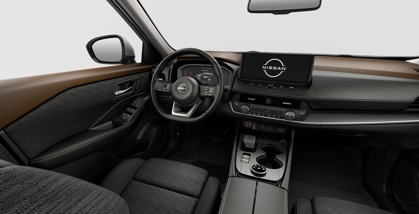 NISSAN X-Trail e-4ORCE N-Connecta 3 NISSAN X Trail e 4ORCE N Connecta interior delantera | Avanti Renting