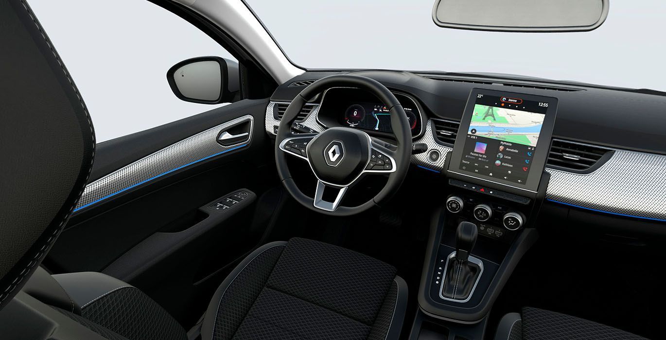 Renault Arkana Techno 3 Renault Arkana Techno interior delantera | Avanti Renting