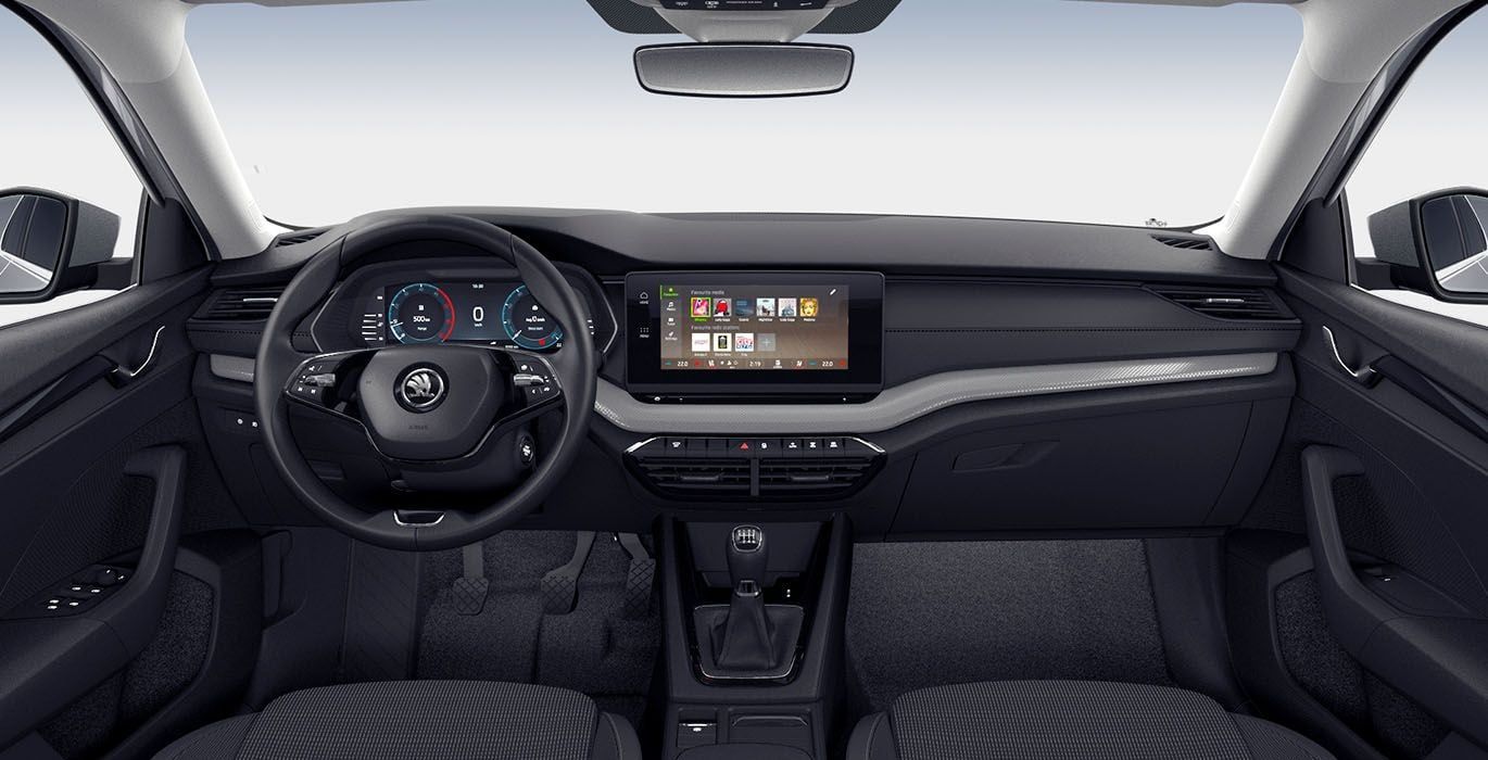 SKODA Octavia Ambition 2.0 TDI 4 SKODA Octavia Ambition 2.0 TDI interior delantera | Avanti Renting