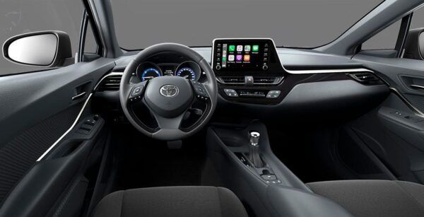 Toyota C HR Active interior delantera | Avanti Renting