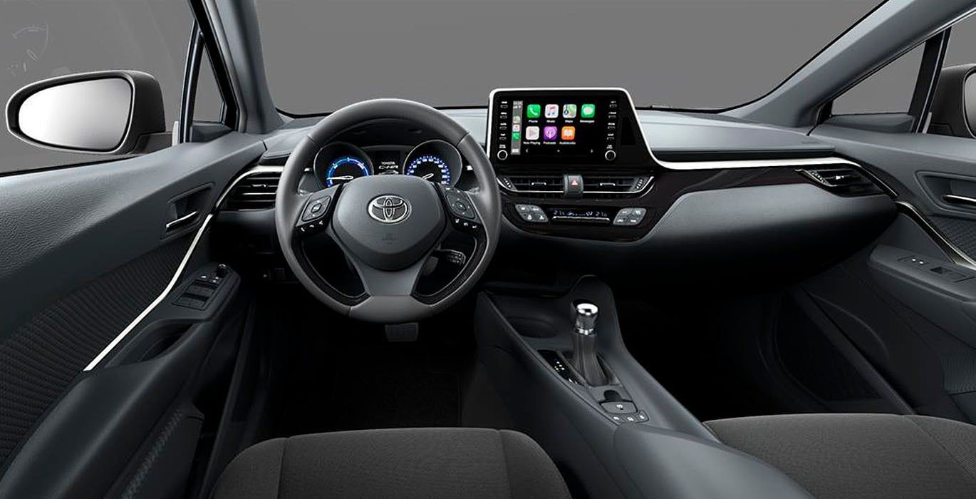 Toyota C-HR Active 3 Toyota C HR Active interior delantera | Avanti Renting