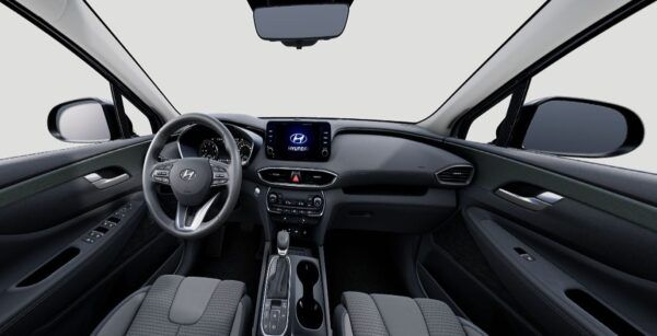 Hyundai Santa Fe 2.2 CRDi Klass DCT 4x2 194cv interior delantera | Avanti Renting
