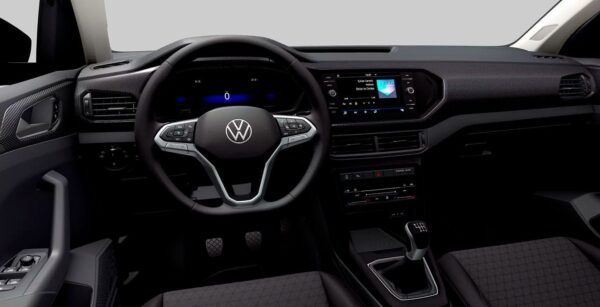 Volkswagen T Cross Advance 1.0 TSI interior delantera | Avanti Renting
