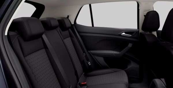 Volkswagen T Cross Advance 1.0 TSI interior trasera | Avanti Renting
