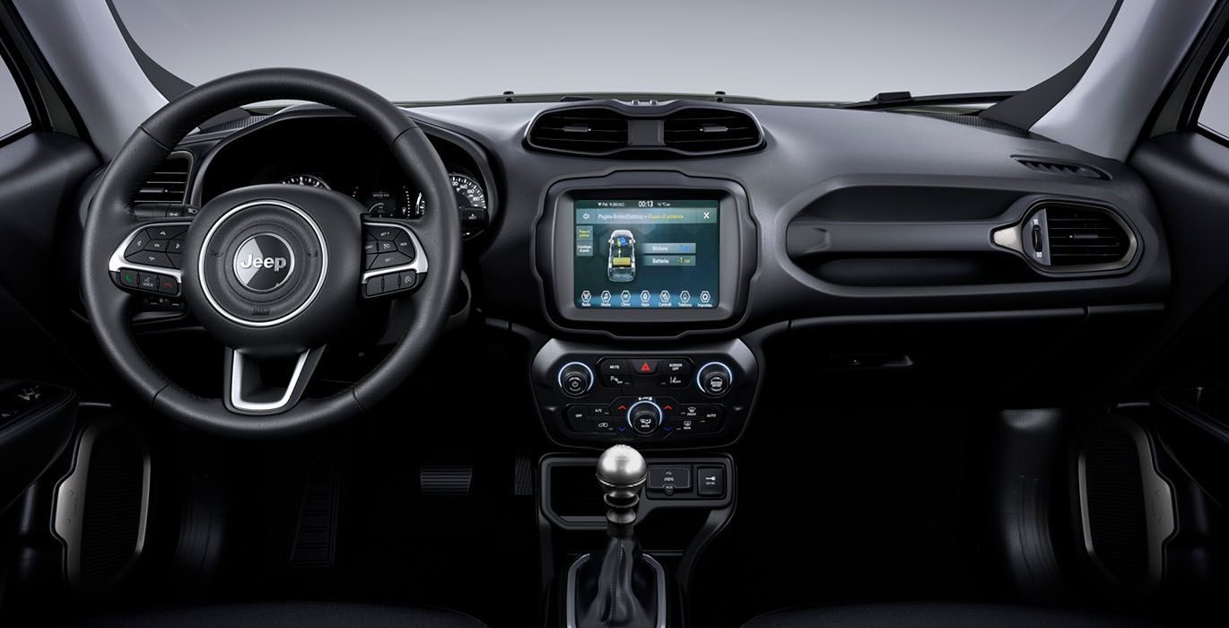 JEEP Renegade 1.6 Mjet Limited 4 JEEP Renegade 1.6 Mjet Limited interior delantera | Avanti Renting