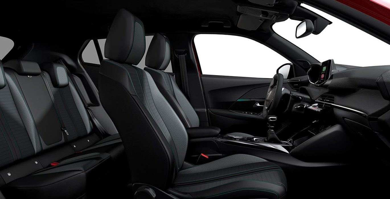PEUGEOT 2008 ALLURE PACK PURETECH 100 S&S (MANUAL) 5 Peugeot 2008 Allure Puretech interior trasera | Avanti Renting