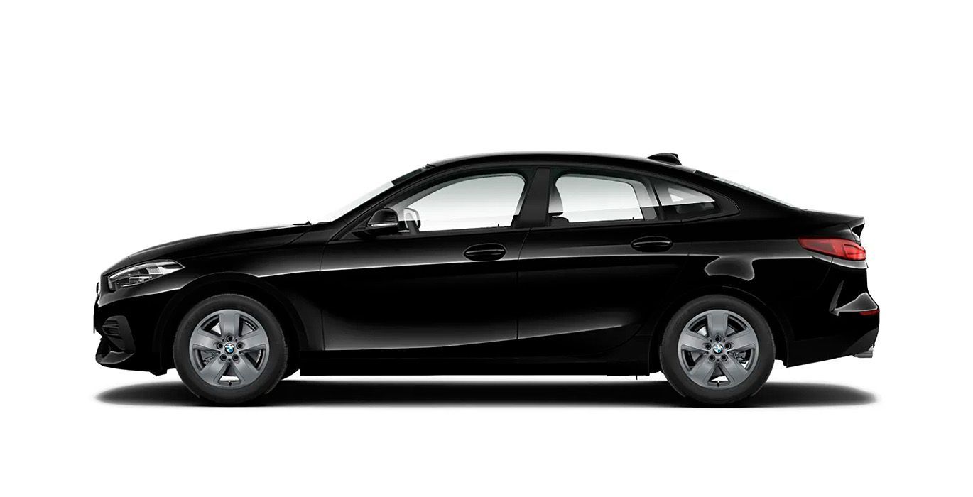 BMW Serie 2 Gran Coupe 218dA negro exterior perfil | Avanti Renting