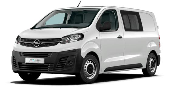 Renting Opel Vivaro Doble Cabina 6 plazas Talla M 120cv