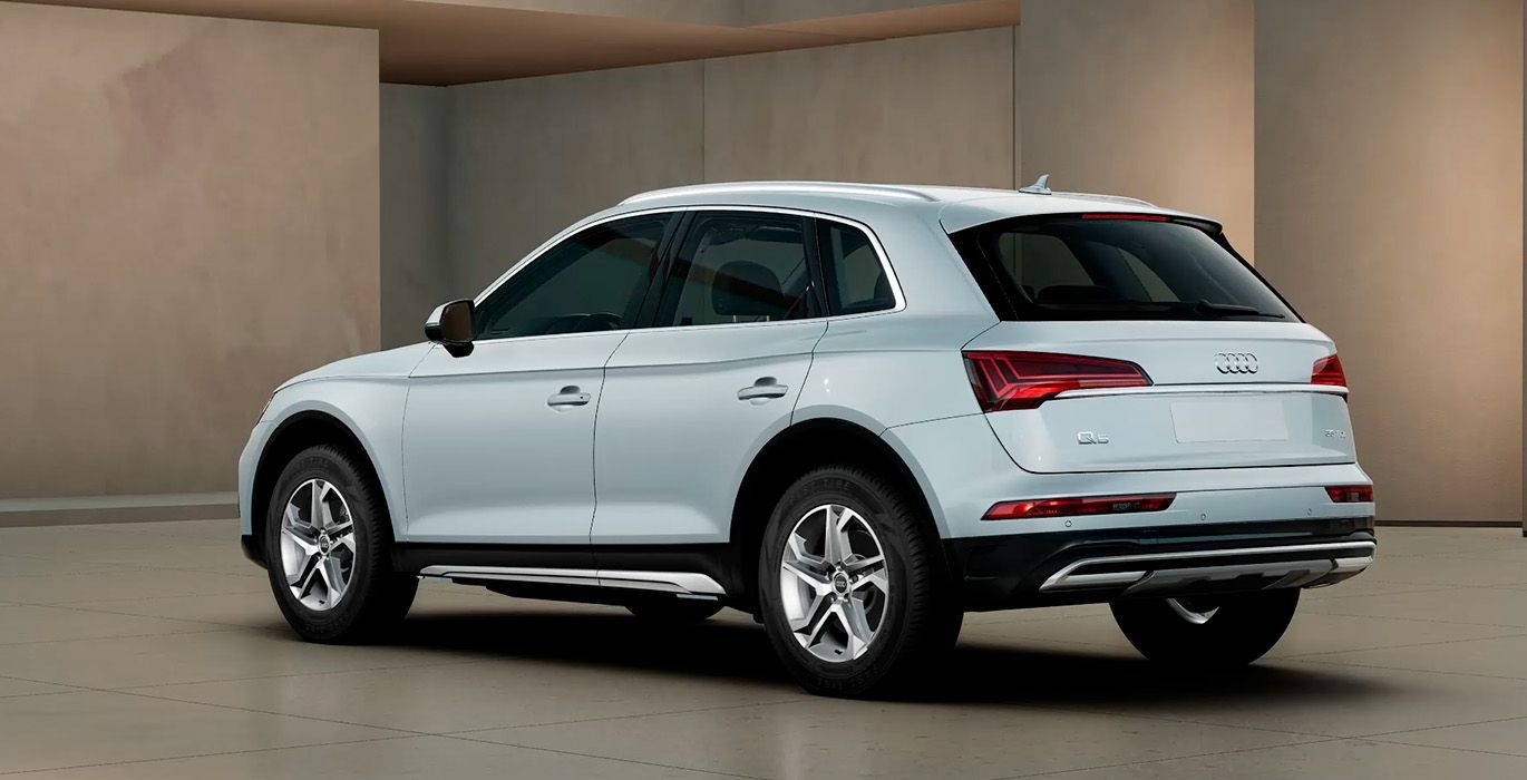 Audi Q5 Advanced 35 TDI S Tronic Blanco Glaciar exterior trasera | Avanti Renting