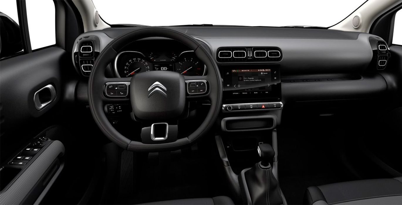 CITROEN C3 AIRCROSS BLUEHDI 110CV SS SHINE MANUAL interior delantera | Avanti Renting