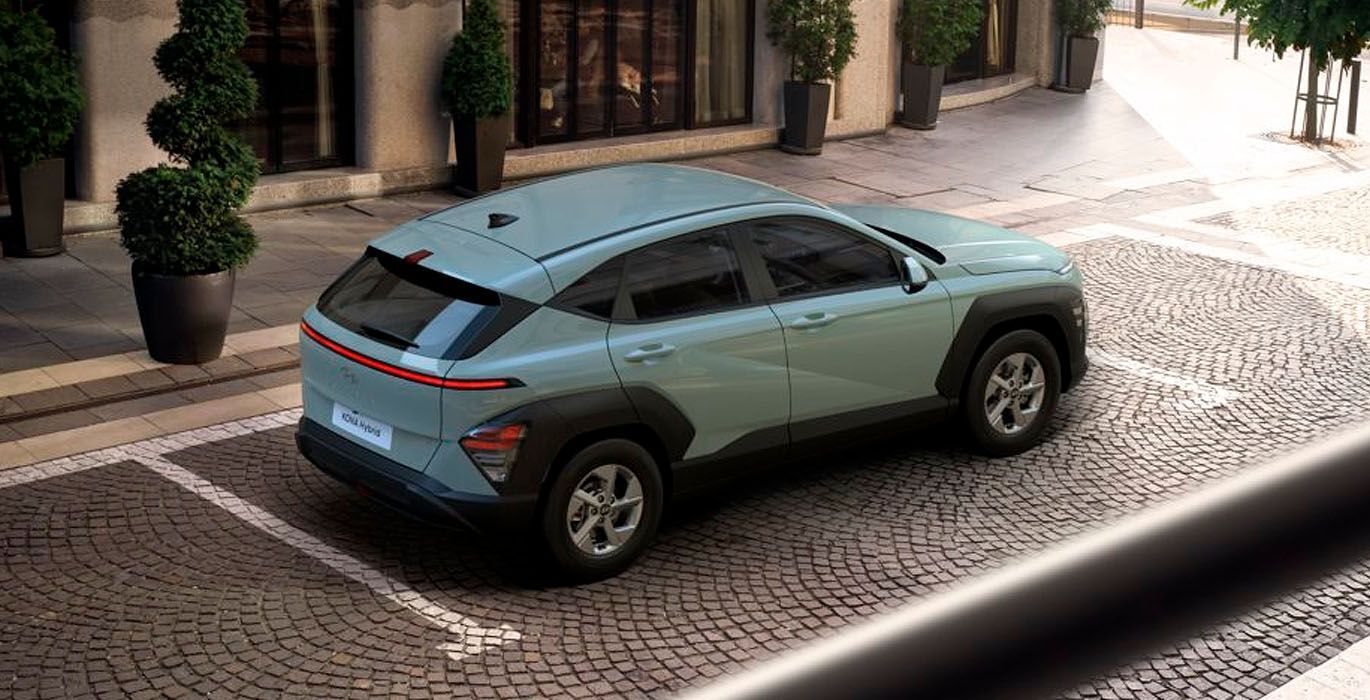 Hyundai Nuevo Kona HEV Maxx 141cv DCT exterior trasera | Avanti Renting