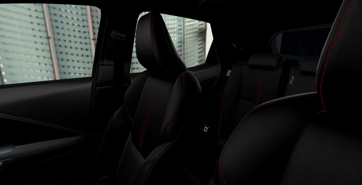 Lexus LBX 1.5 HEV Elegant interior trasera | Avanti Renting