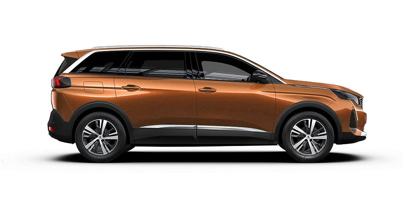 PEUGEOT 5008 Allure BlueHDi 130 SS EAT8 metalic cooper exterior perfil | Avanti Renting