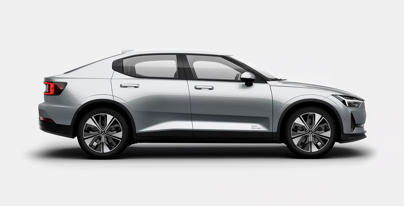 POLESTAR 2 Longe Range Single Motor 2024 exterior perfil | Avanti Renting