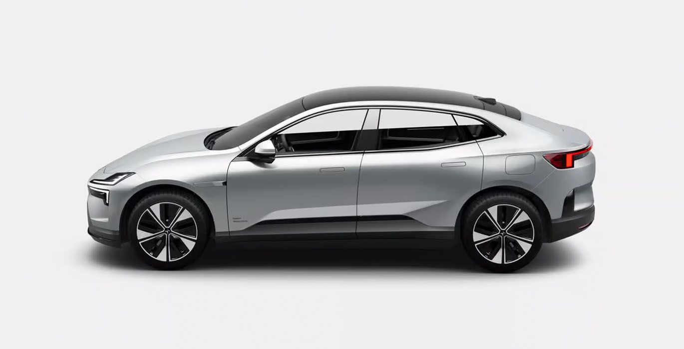 POLESTAR 4 Longe Range Single Motor lateral | Avanti Renting