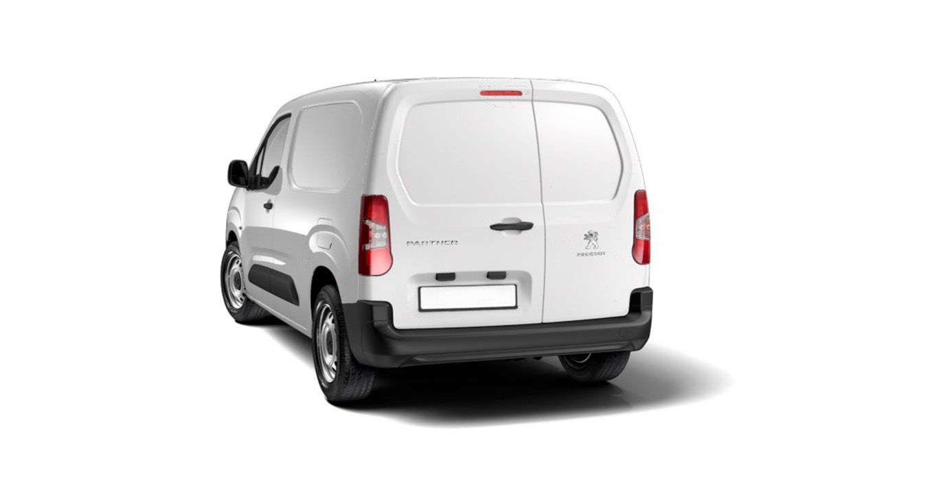 Peugeot Partner Pro Standard BlueHDI exterior trasera | Avanti Renting