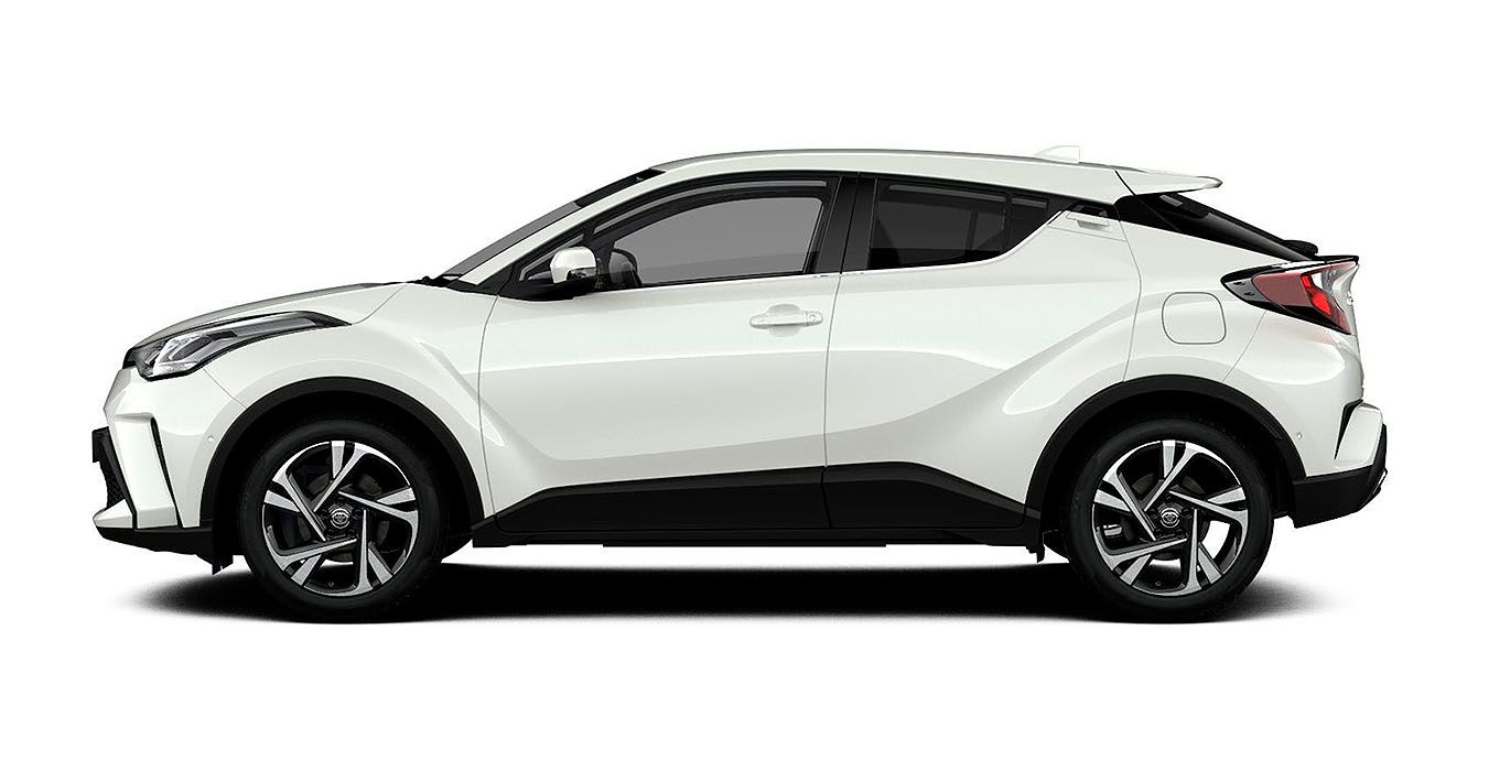 Toyota C HR 180H Advance exterior perfil | Avanti Renting