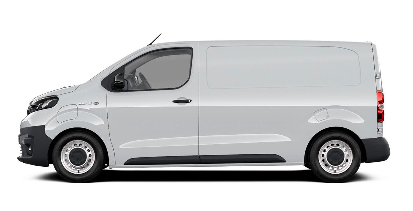 Toyota Proace EV Van GX Plus L1 exterior perfil | Avanti Renting