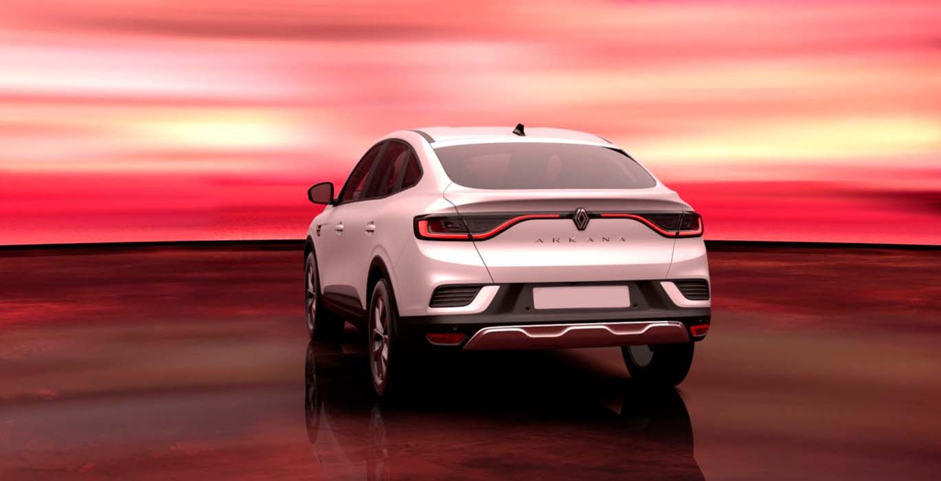 Renault Arkana Evolution TCe Mild Hybrid trasera | Avanti Renting