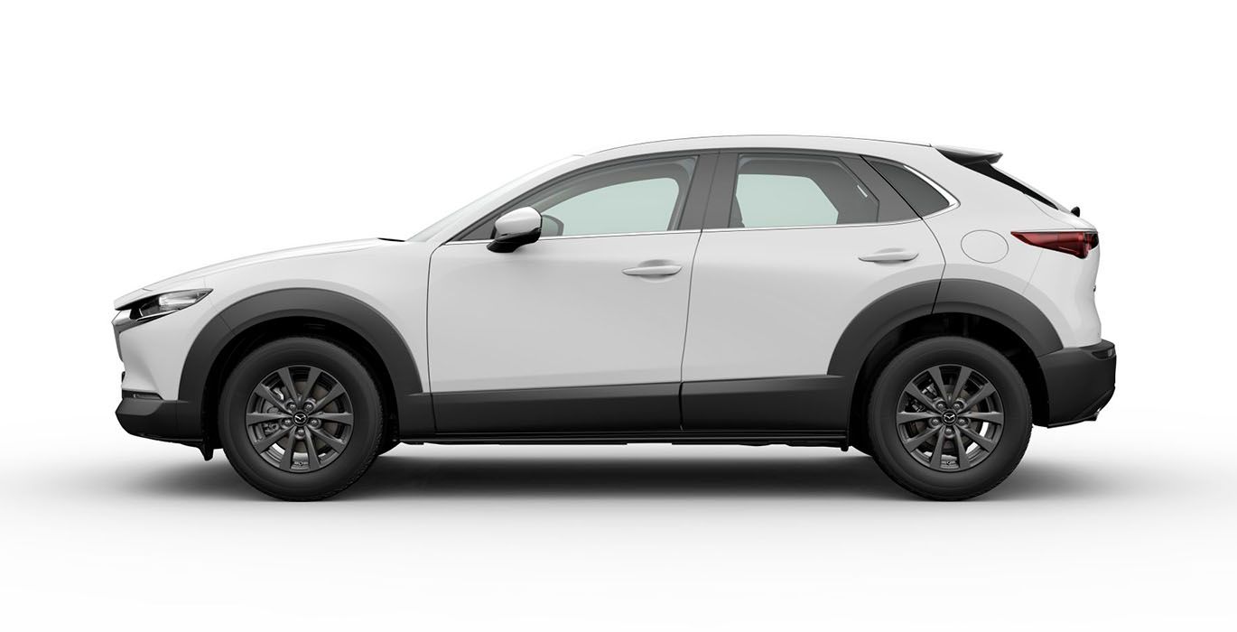 MAZDA CX 30 2.5L e SKYACT G MHEV 103kW Prime Line lateral | Avanti Renting