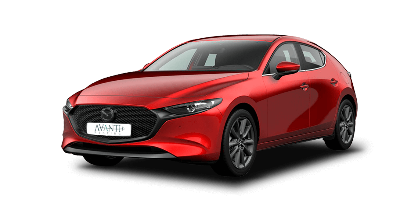 Renting Mazda 3 E-Sky G MHEV Centre-Line